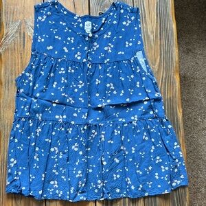 GAP flowy floral tank top size L